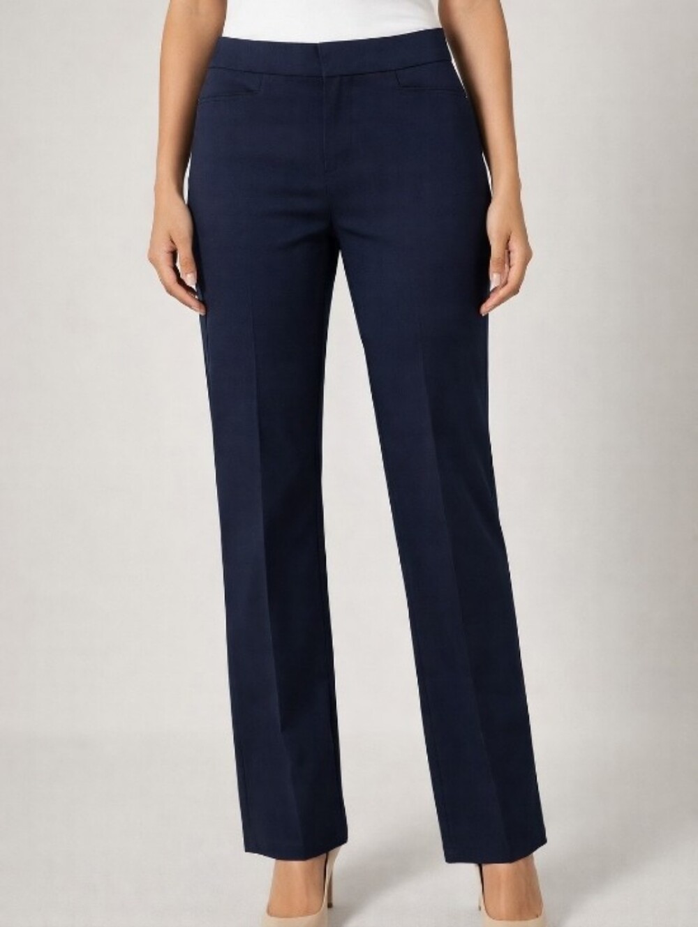 Chaps Dress Pants Women's 32"X26.5" Petite Blue Business Like New